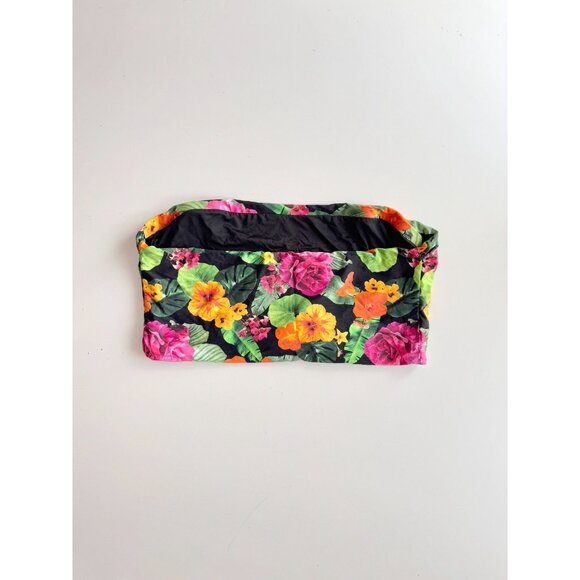 ANDIE The Aruba Bright Flower Bandeau Bikini Top, Size XL - Picture 4 of 8
